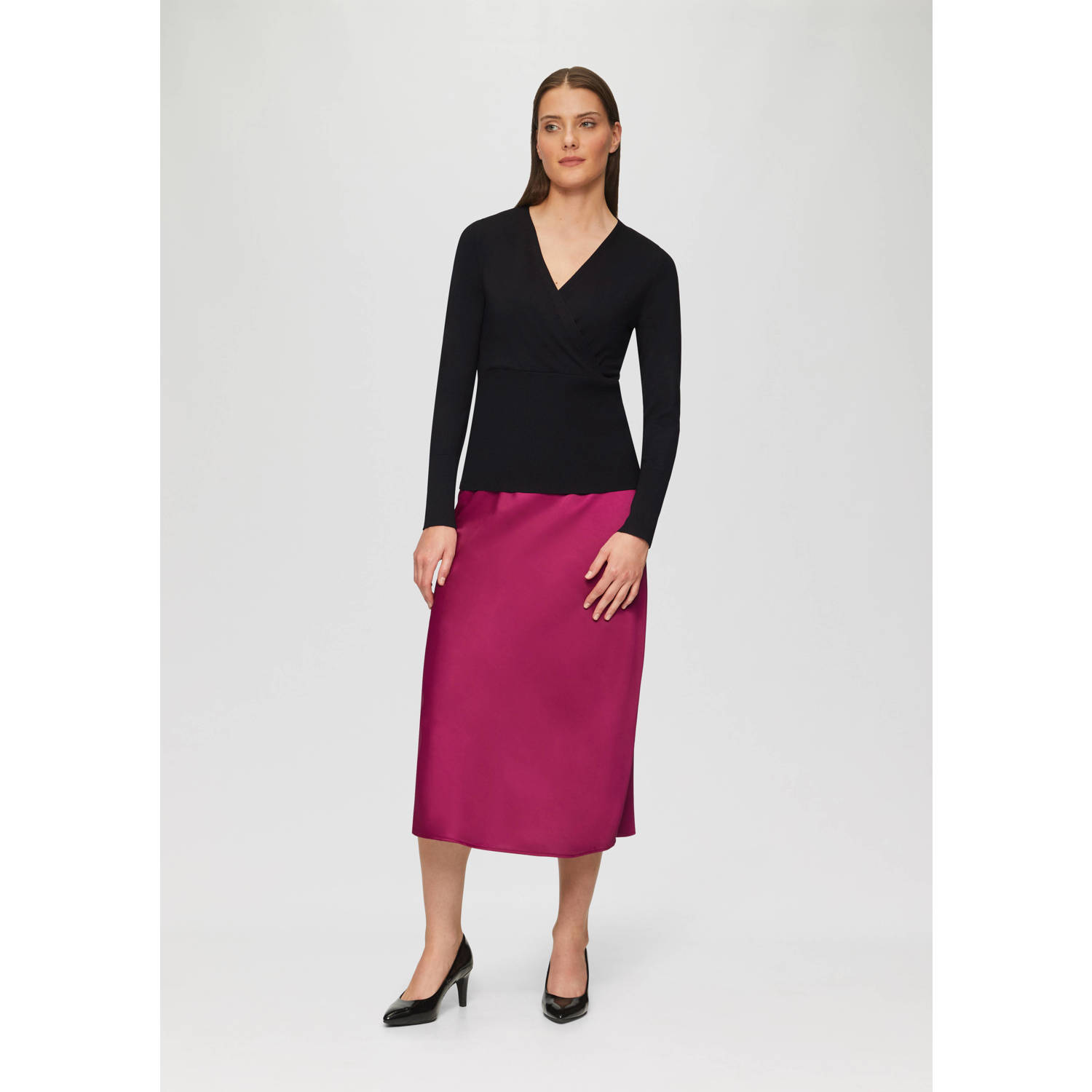 S.Oliver BLACK LABEL Wikkeltrui met V-hals