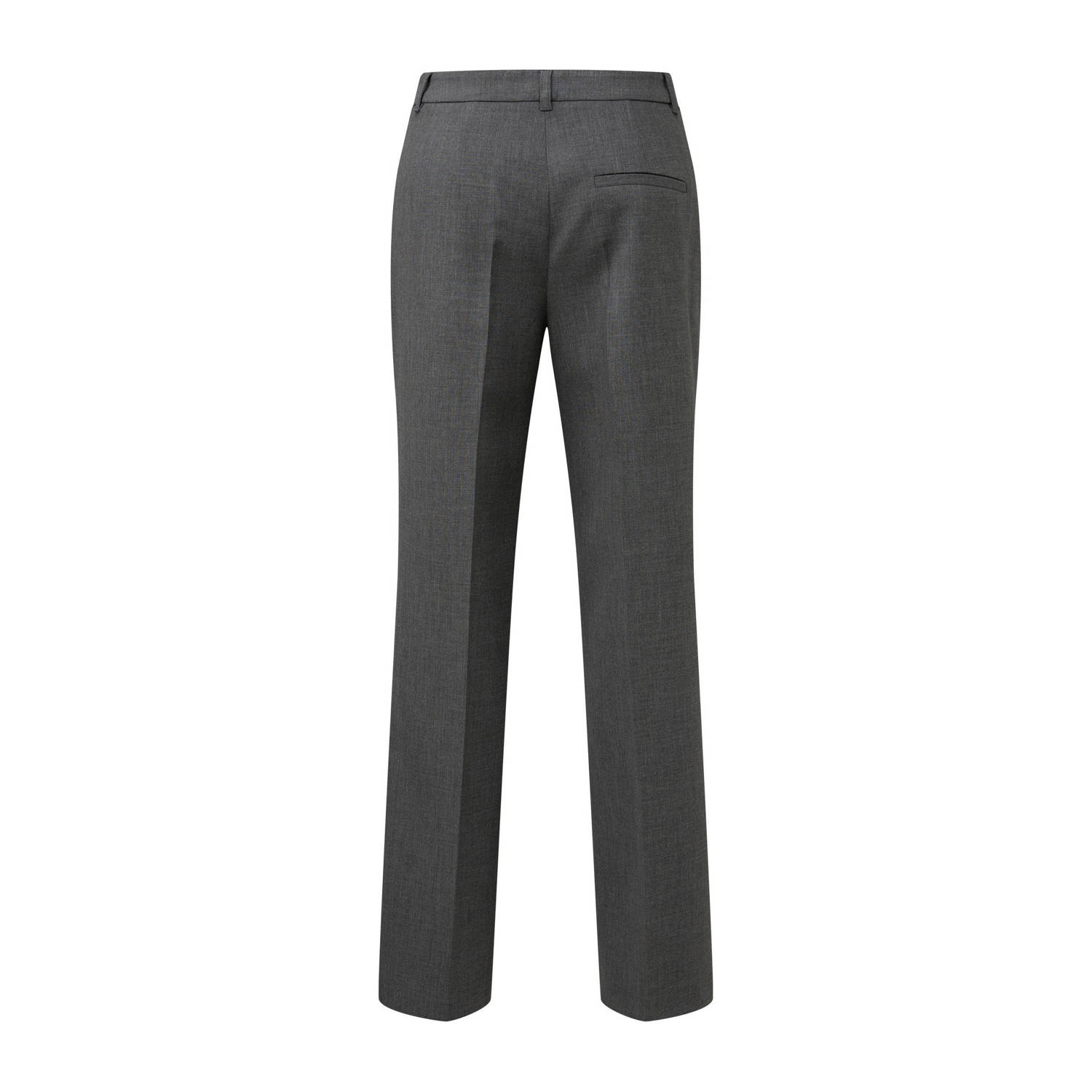 s.Oliver BLACK LABEL high waist straight fit pantalon antraciet