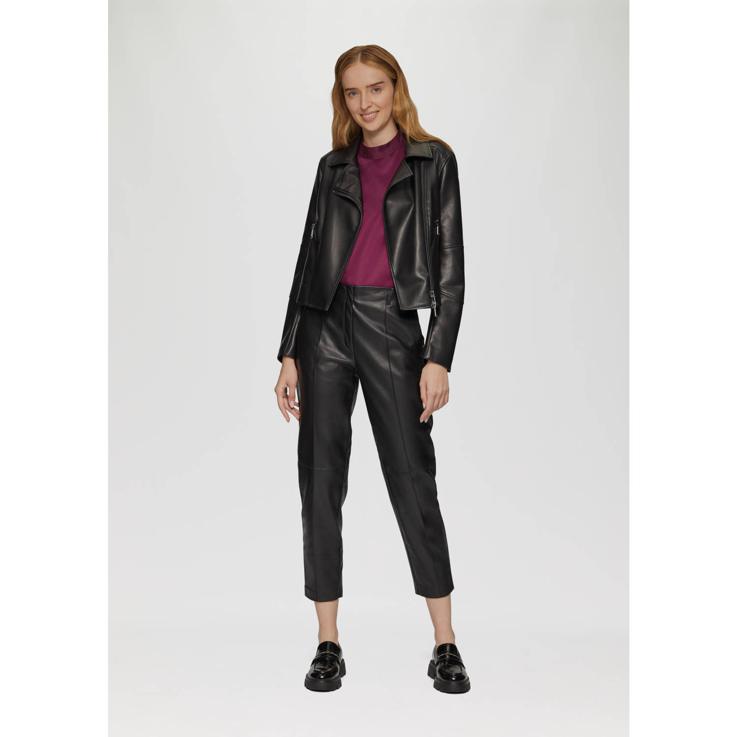 s.Oliver BLACK LABEL top donkerrood