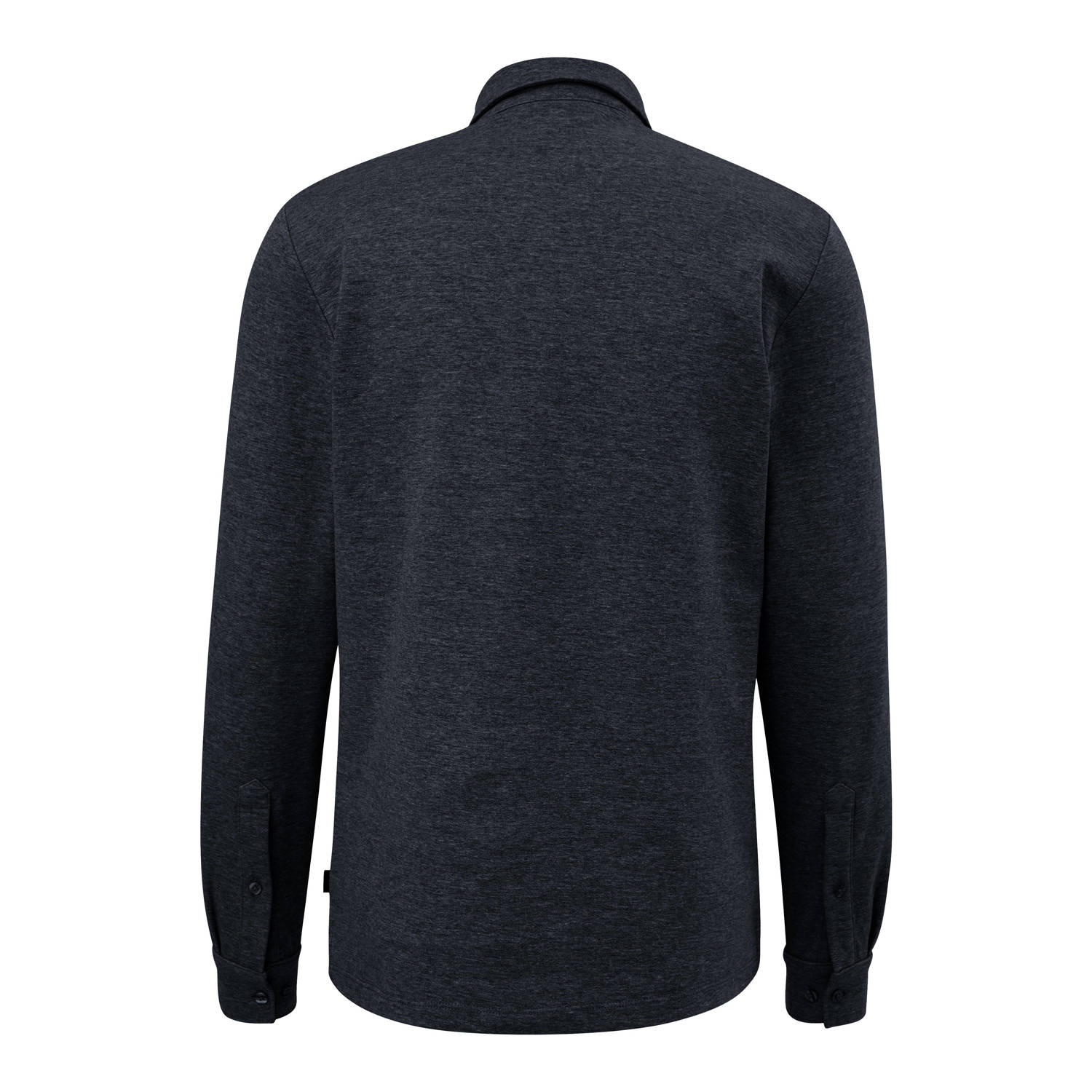 s.Oliver BLACK LABEL gemêleerde polo donkerblauw