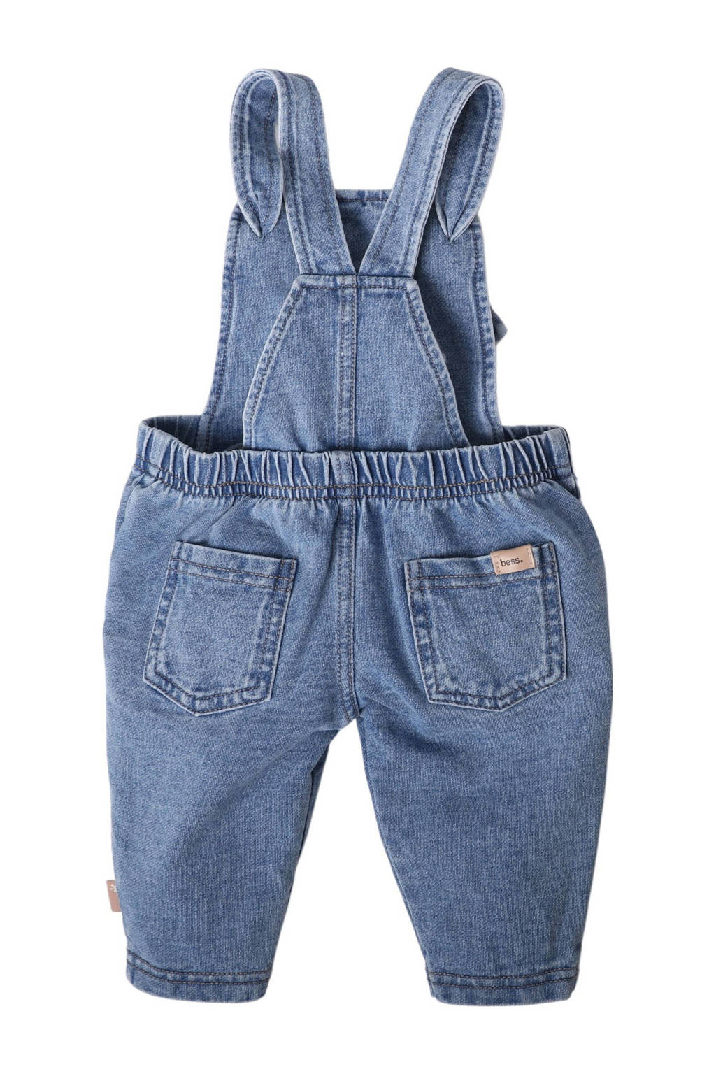 BESS baby regular fit tuinbroek stone wash wehkamp