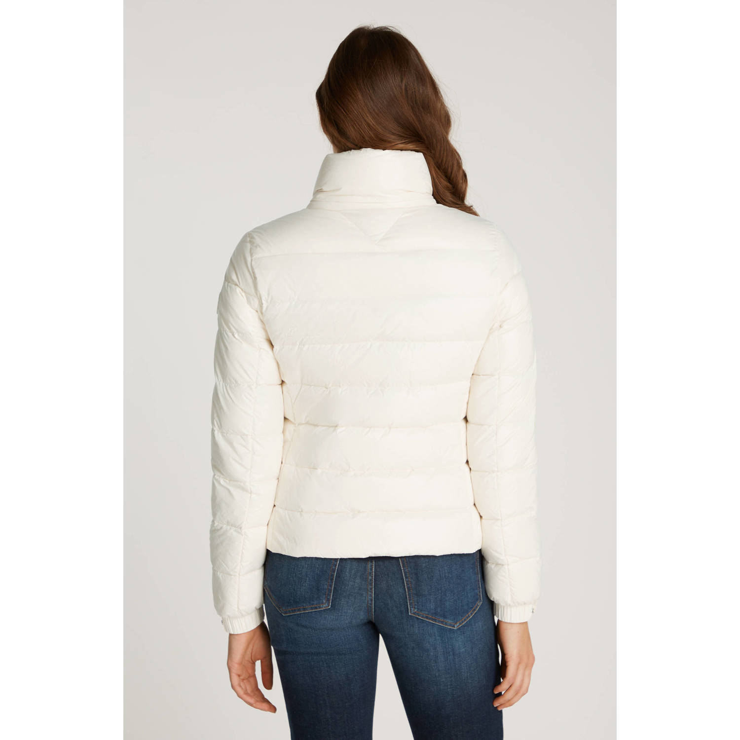 Tommy Hilfiger gewatteerde jas ecru