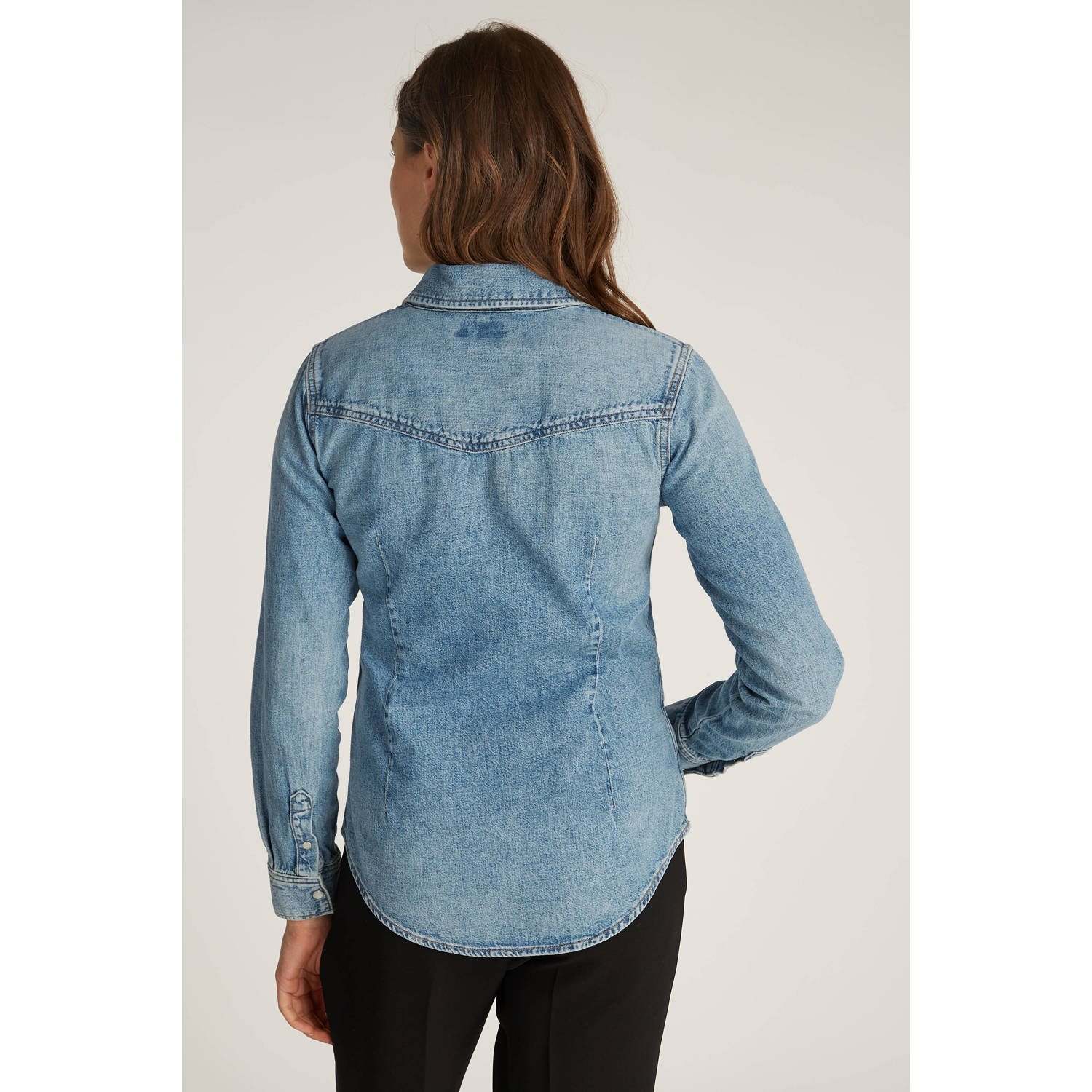 Tommy Hilfiger blouse medium blue denim