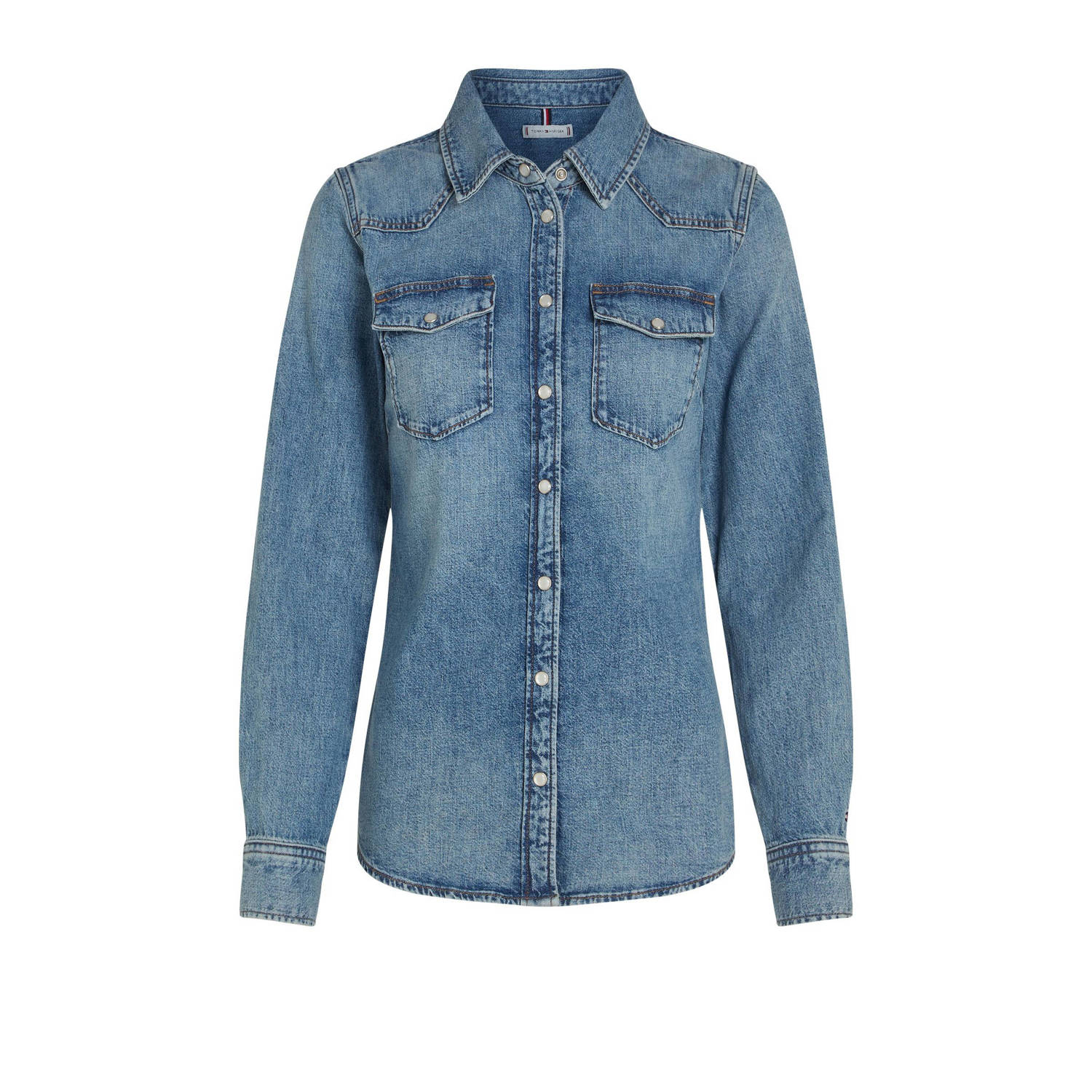 Tommy Hilfiger blouse medium blue denim