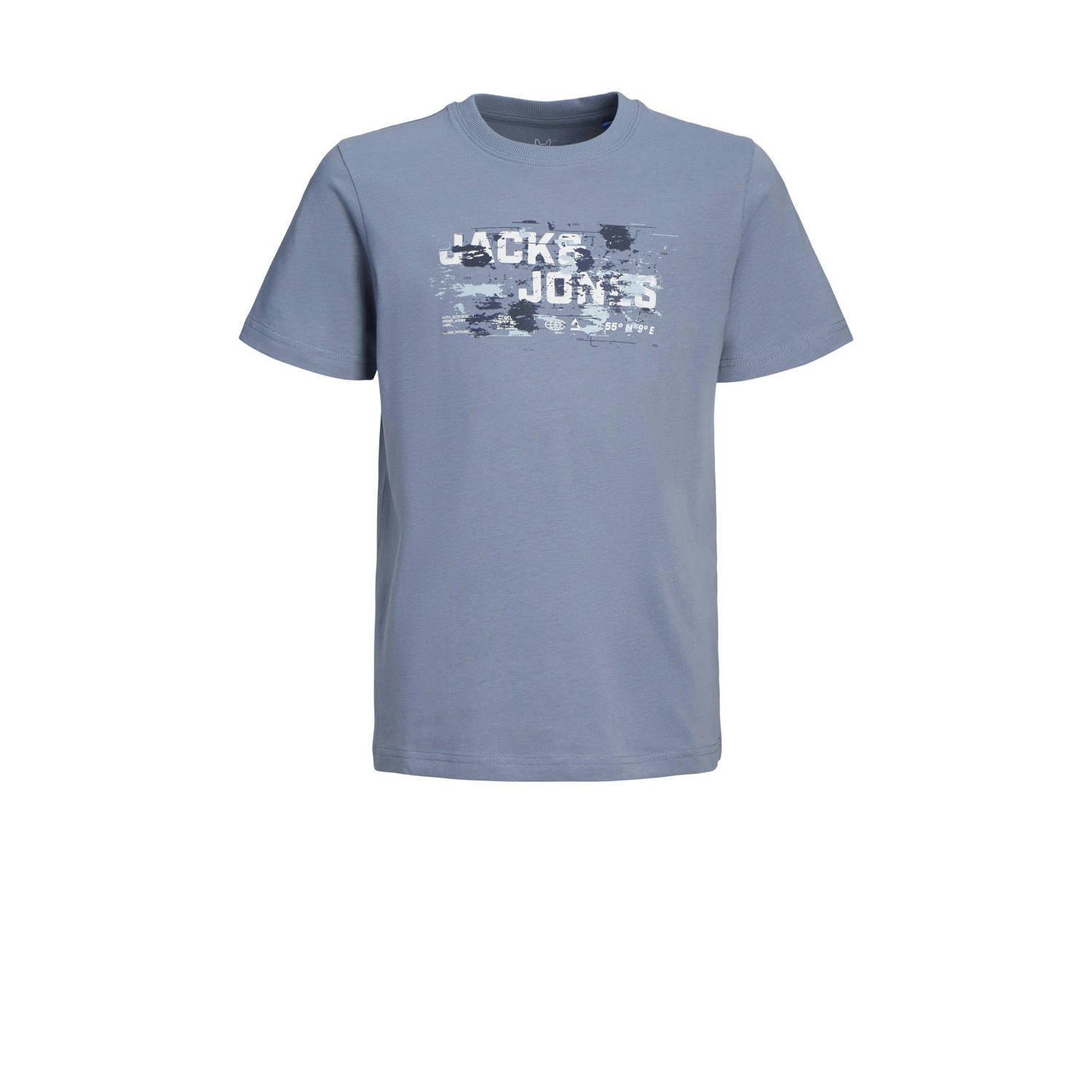 JACK & JONES JUNIOR T-shirt met printopdruk lichtblauw