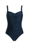 Zwart/blauw