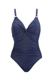 thumbnail: BEACHWAVE corrigerend badpak met lurex donkerblauw