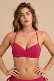 thumbnail: BEACHWAVE voorgevormde beugel bikinitop rood
