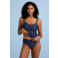 BEACHWAVE bikinibroekje blauw/zwart