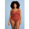BEACHWAVE Curve corrigerend badpak met textuur brique