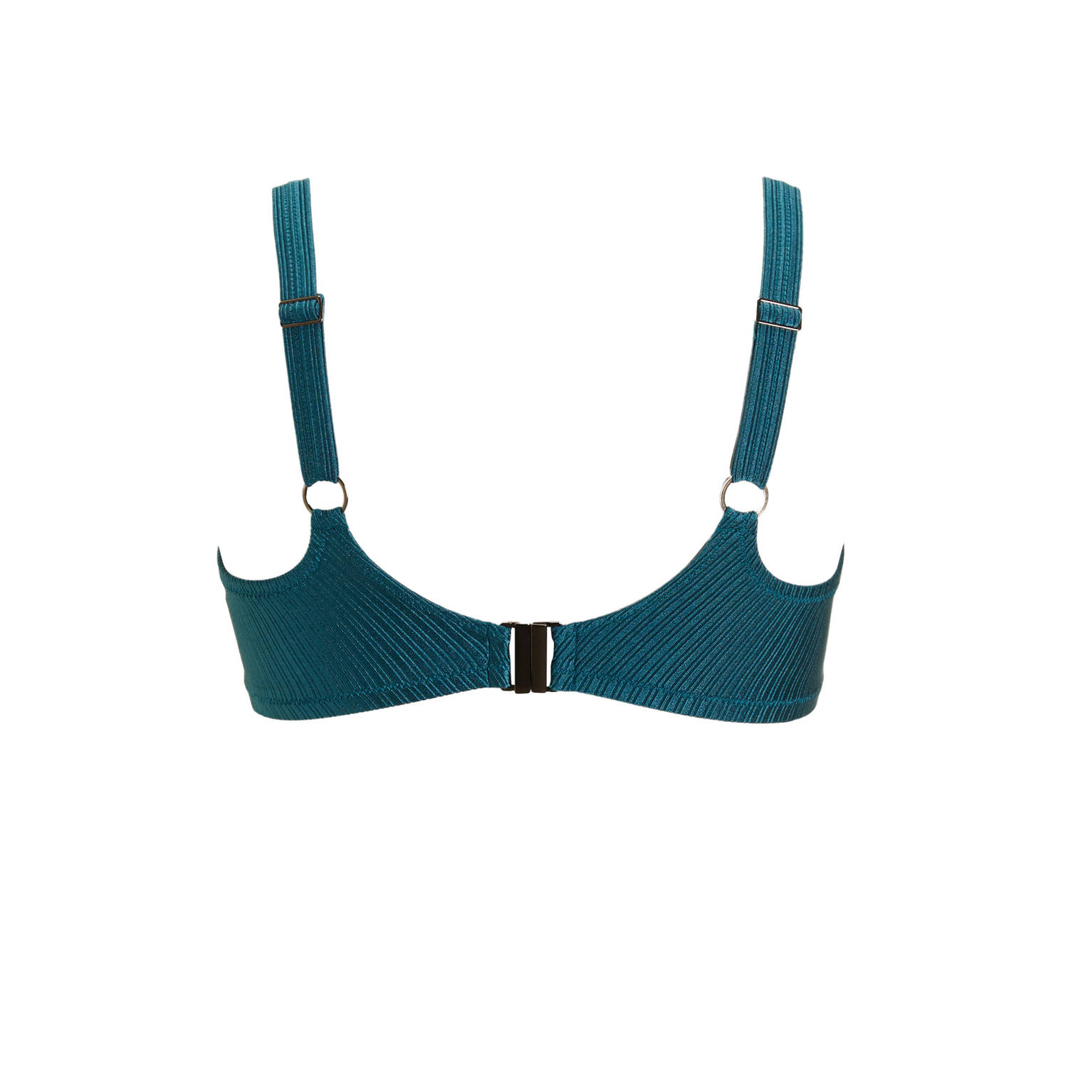 BEACHWAVE Curve voorgevormde beugel bikinitop petrol