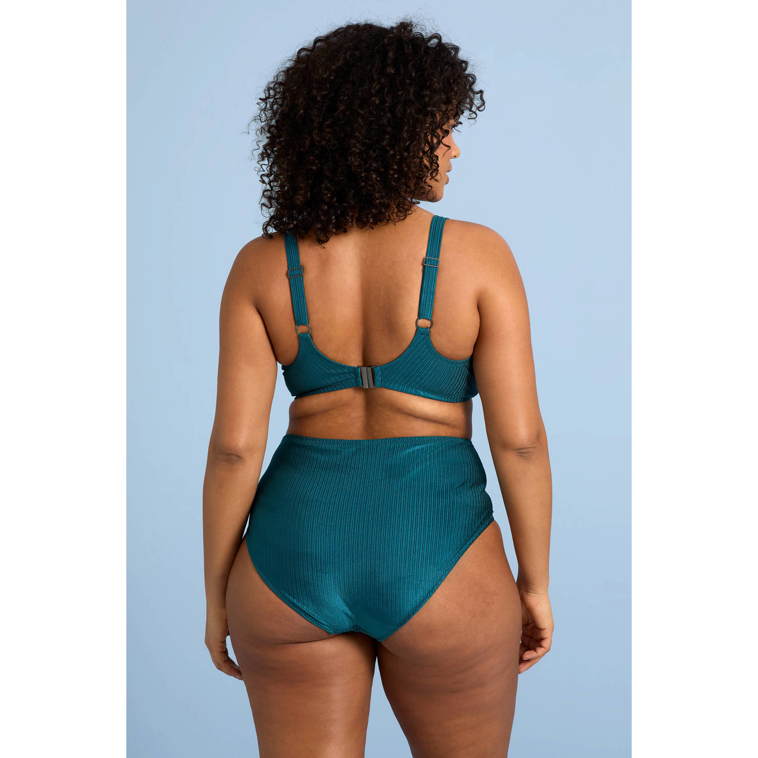 BEACHWAVE Curve bikinislip petrol