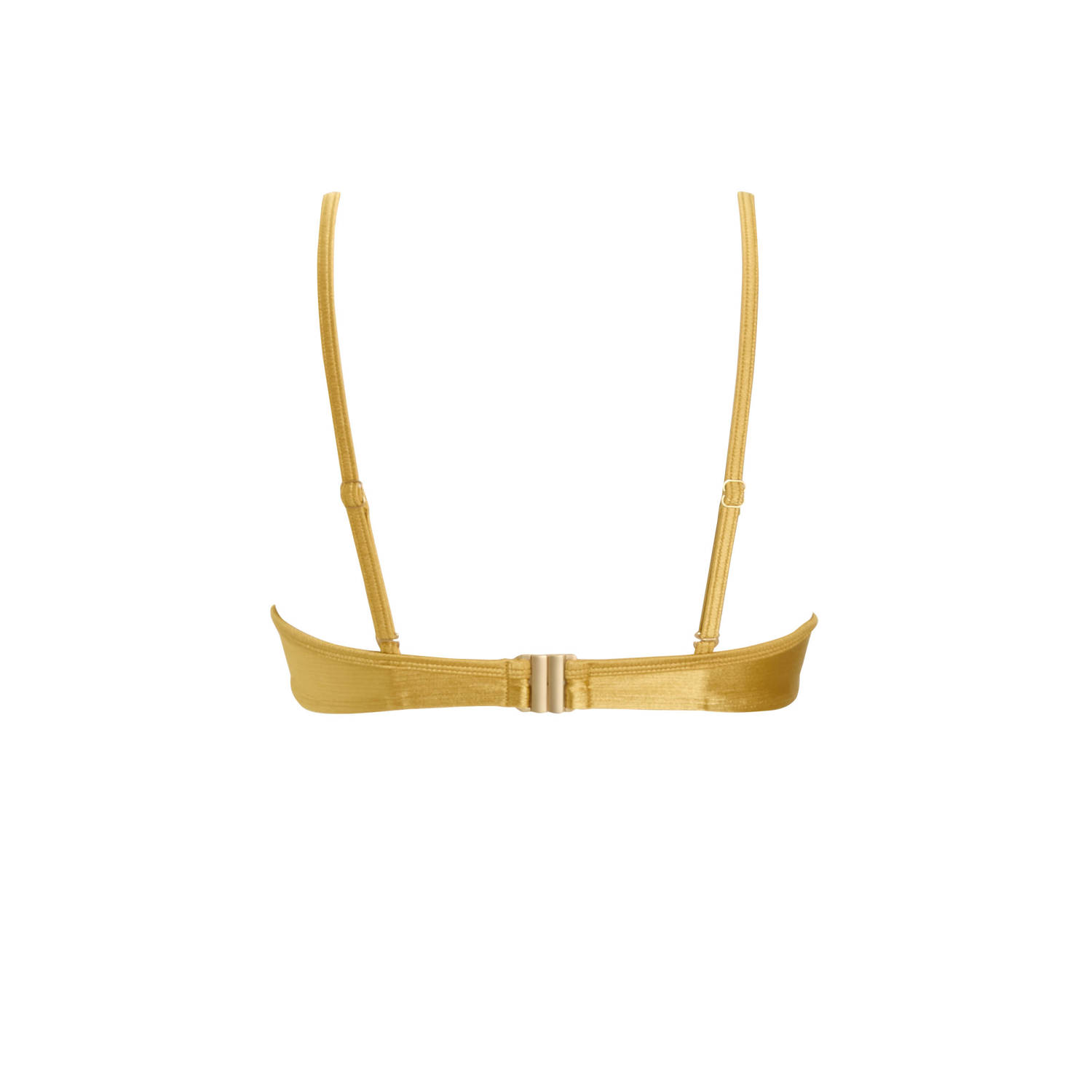 BEACHWAVE voorgevormde beugel bikinitop goud