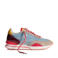 HOFF Art Peony leren sneakers lichtblauw