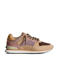 HOFF suède sneakers camel/lila