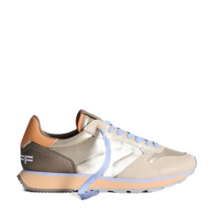 Track & Field  leren sneakers goud/beige