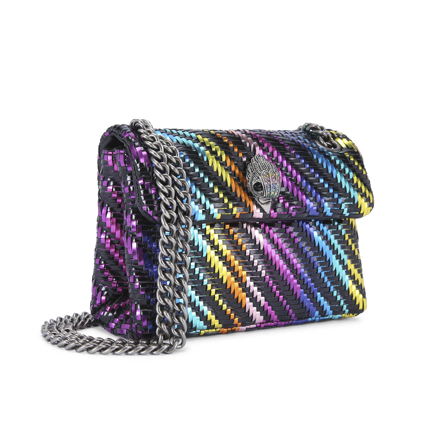Kurt Geiger gevlochten crossbody tas Kensington Mini multi