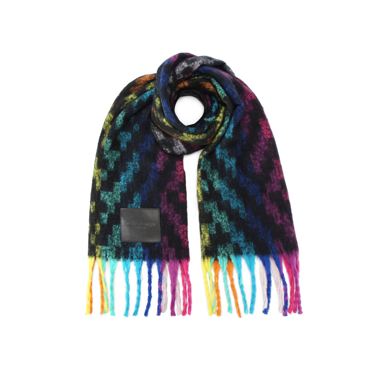 Kurt Geiger Elegante Yarndye Sjaal Multicolor Dames