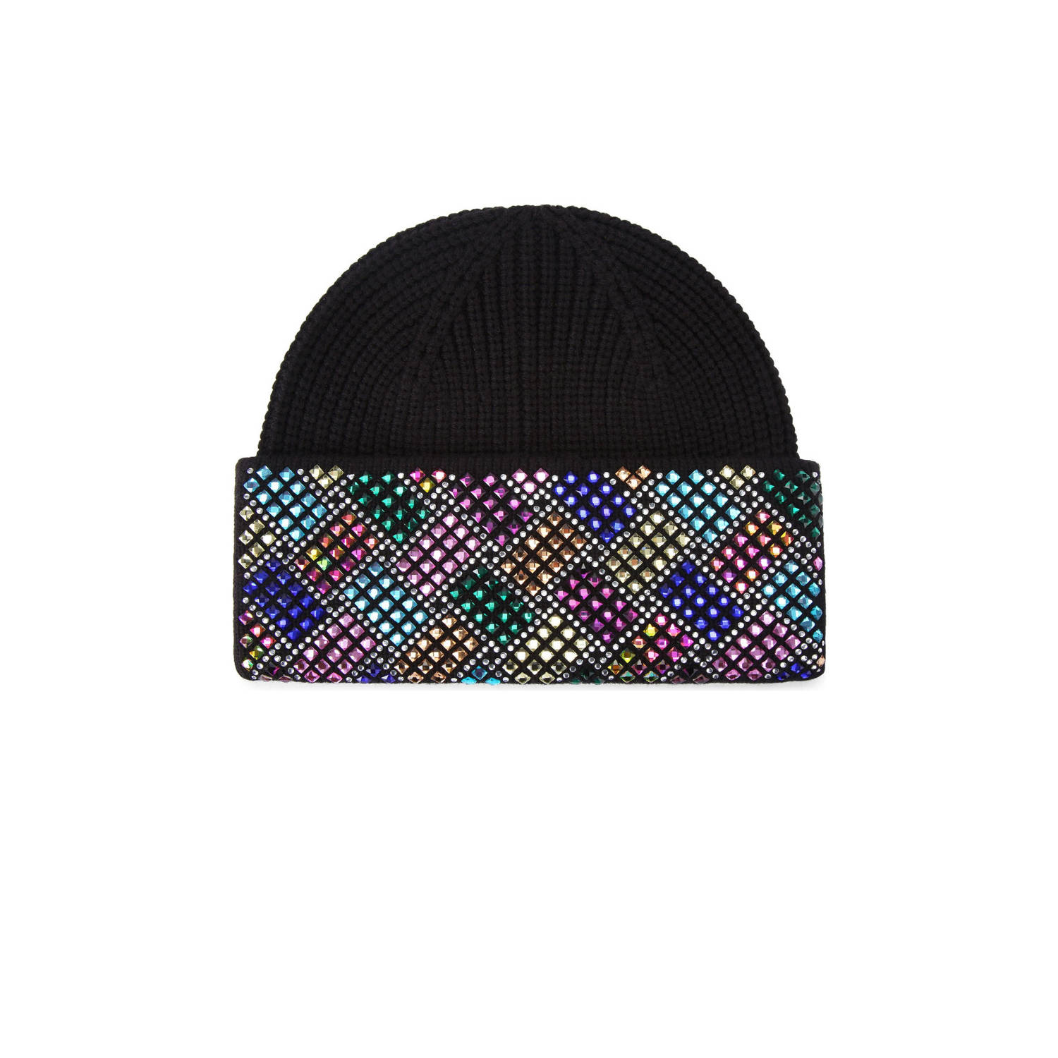 Kurt Geiger muts Kensington met strass zwart