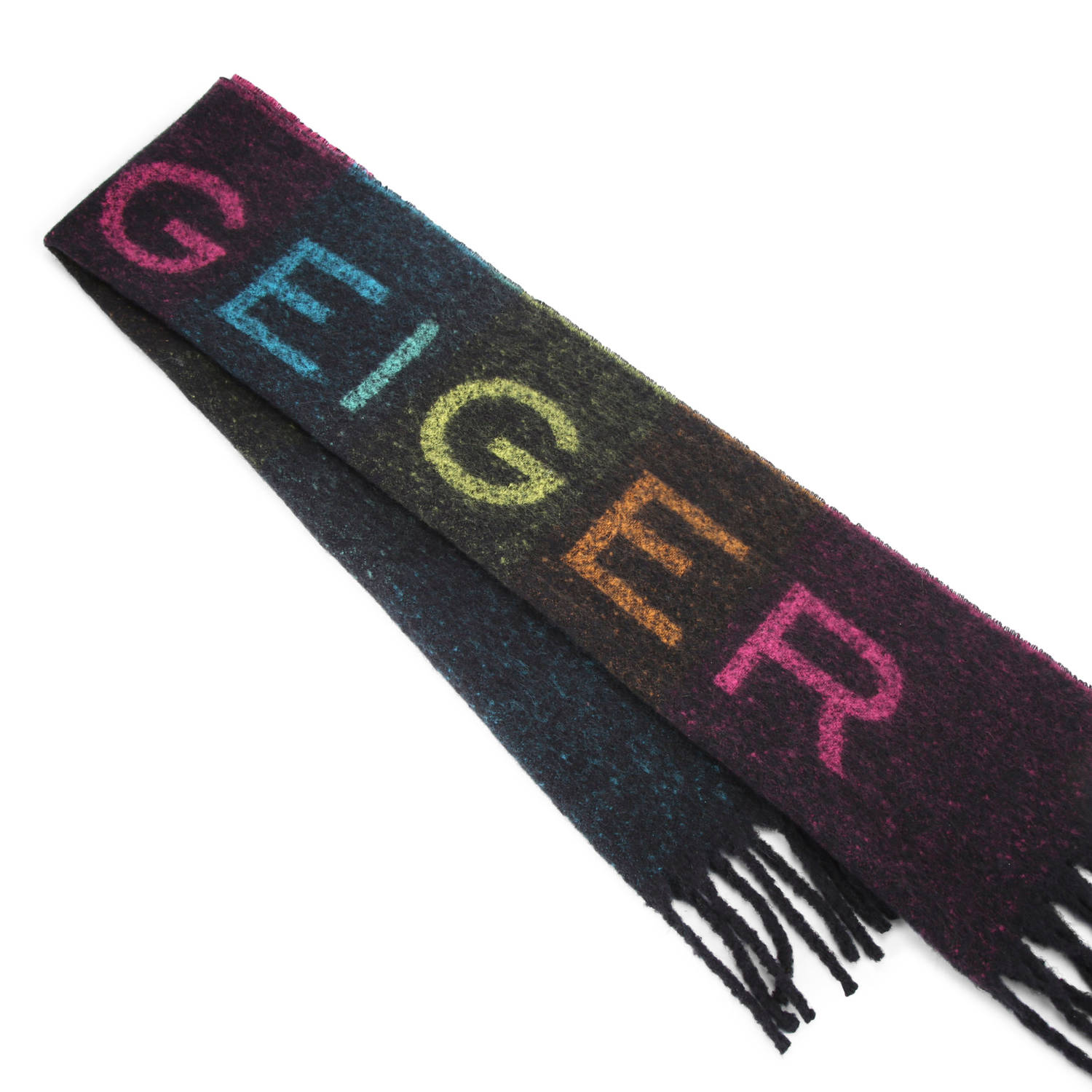 Kurt Geiger sjaal Logo Yarndye multi