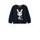 NAME IT MINI sweater NMFVILOUI met printopdruk donkerblauw