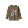 NAME IT MINI longsleeve NMMVAGNO met printopdruk olijfgroen