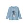 NAME IT MINI longsleeve NMMVAGNO met printopdruk blauw