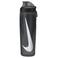 Nike sportbidon Refuel met afsluitbare dop 710 ml zwart/wit