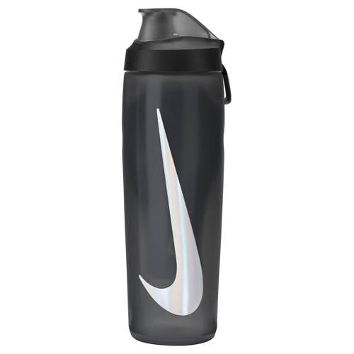 Nike sportbidon Refuel met afsluitbare dop 710 ml zwart/wit afbeelding
