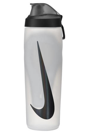 sportbidon Refuel met afsluitbare dop 710 ml wit/zwart