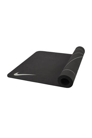  yogamat 4 mm reversible zwart