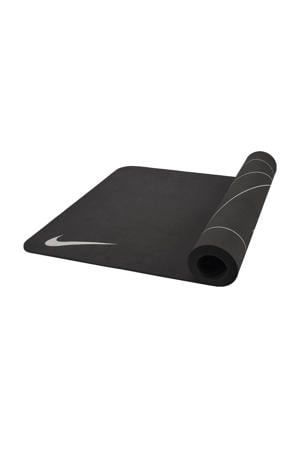 yogamat 4 mm reversible zwart
