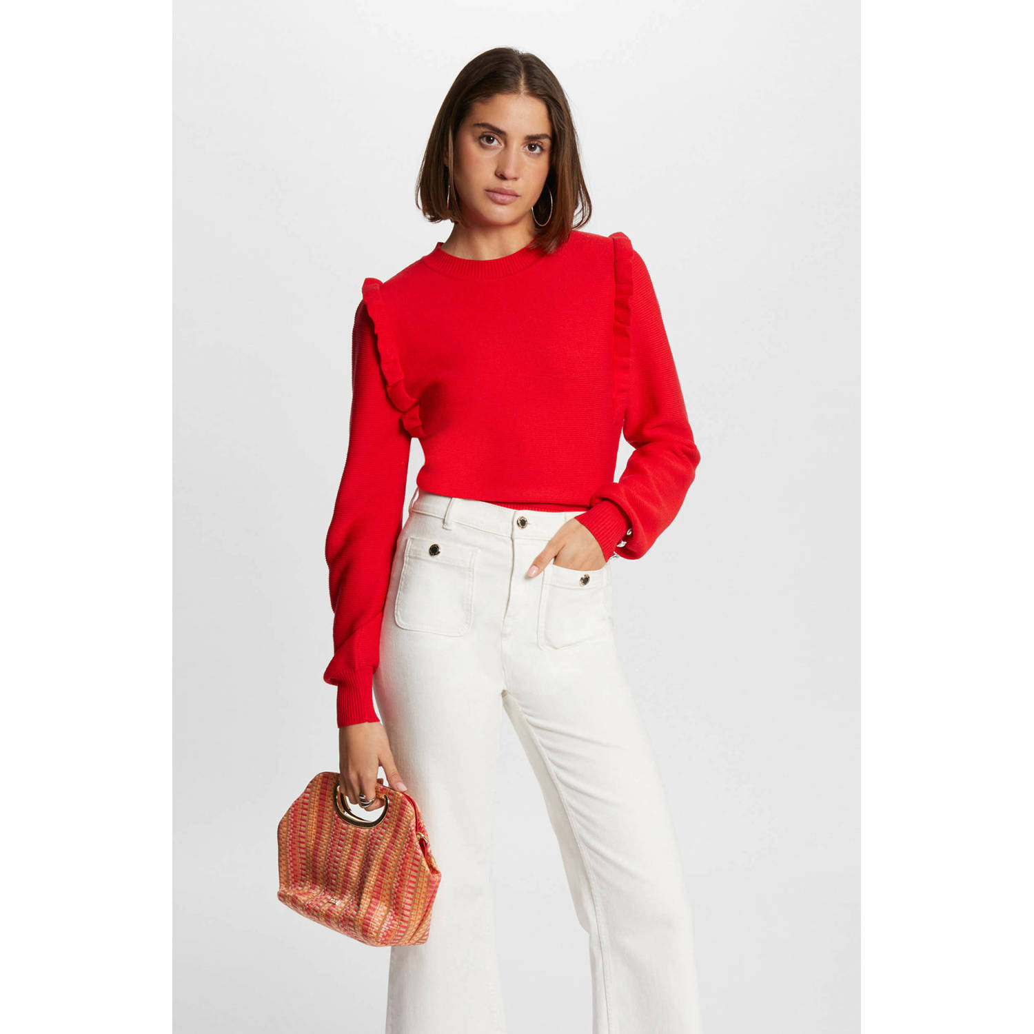 Morgan gebreide trui rood