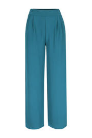 thumbnail: LOLALIZA wide leg broek blue duck