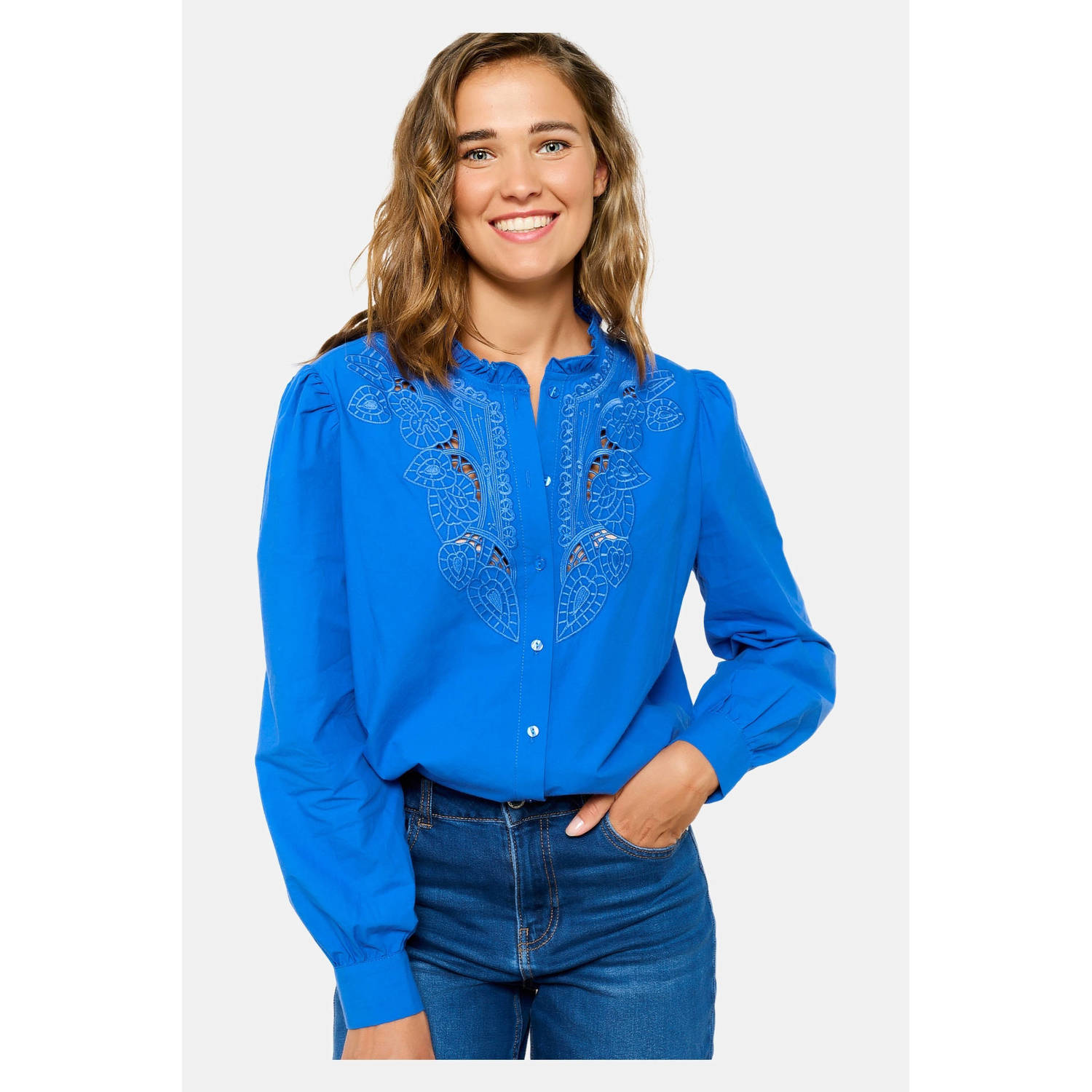 LOLALIZA blouse blauw