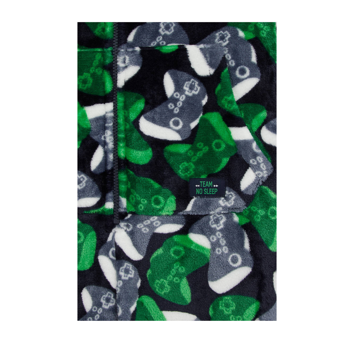 WE Fashion Onesie game controllers Donkerblauw grijs groen