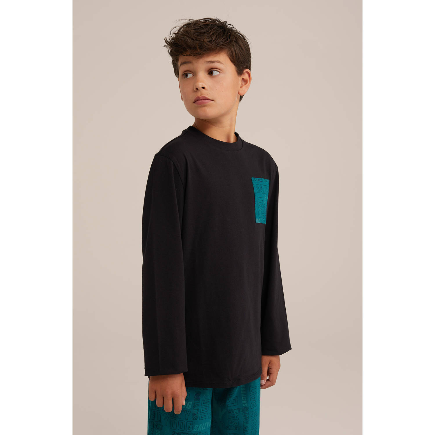 Salty Dog pyjama groen zwart