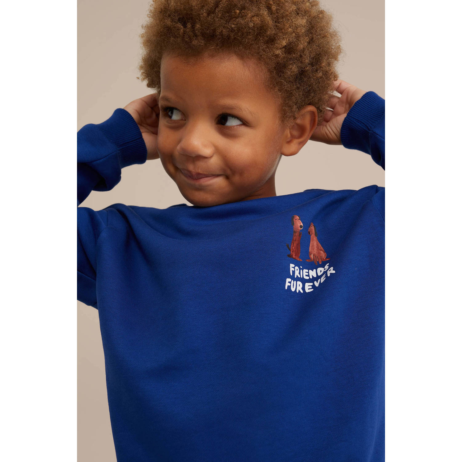 WE Fashion sweater blauw