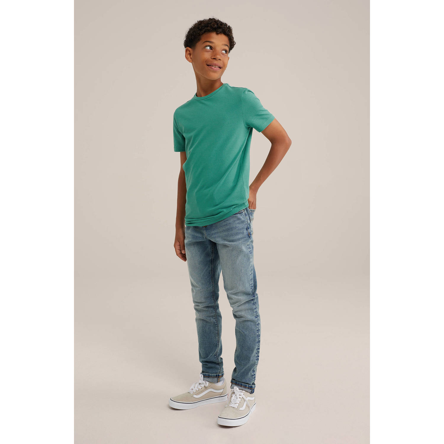 WE Fashion T-shirt groen