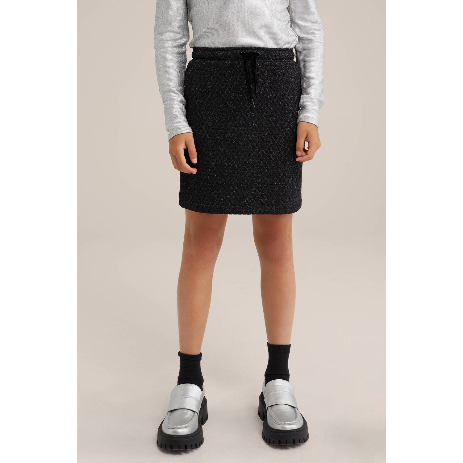 WE Fashion korte rok zwart
