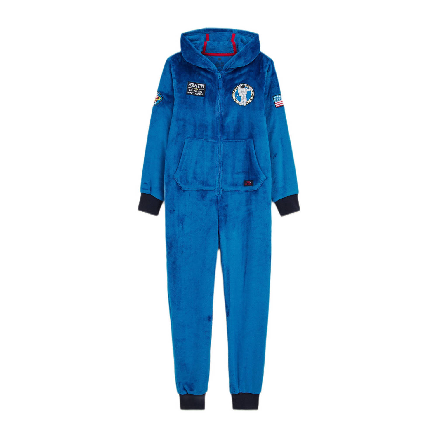 WE Fashion Onesie astronaut blauw