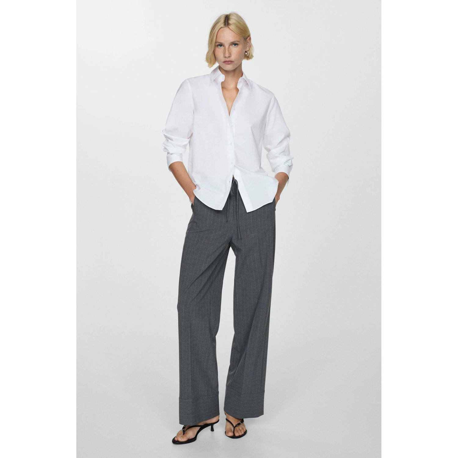 Mango blouse wit