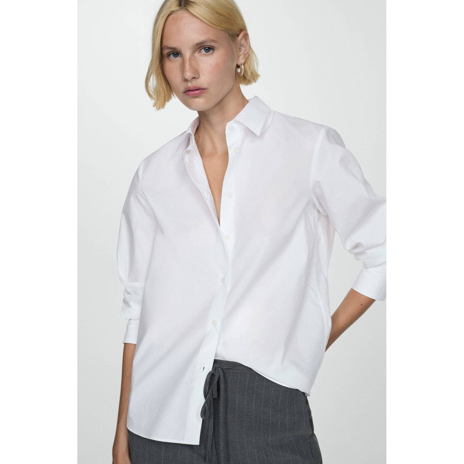Mango blouse wit