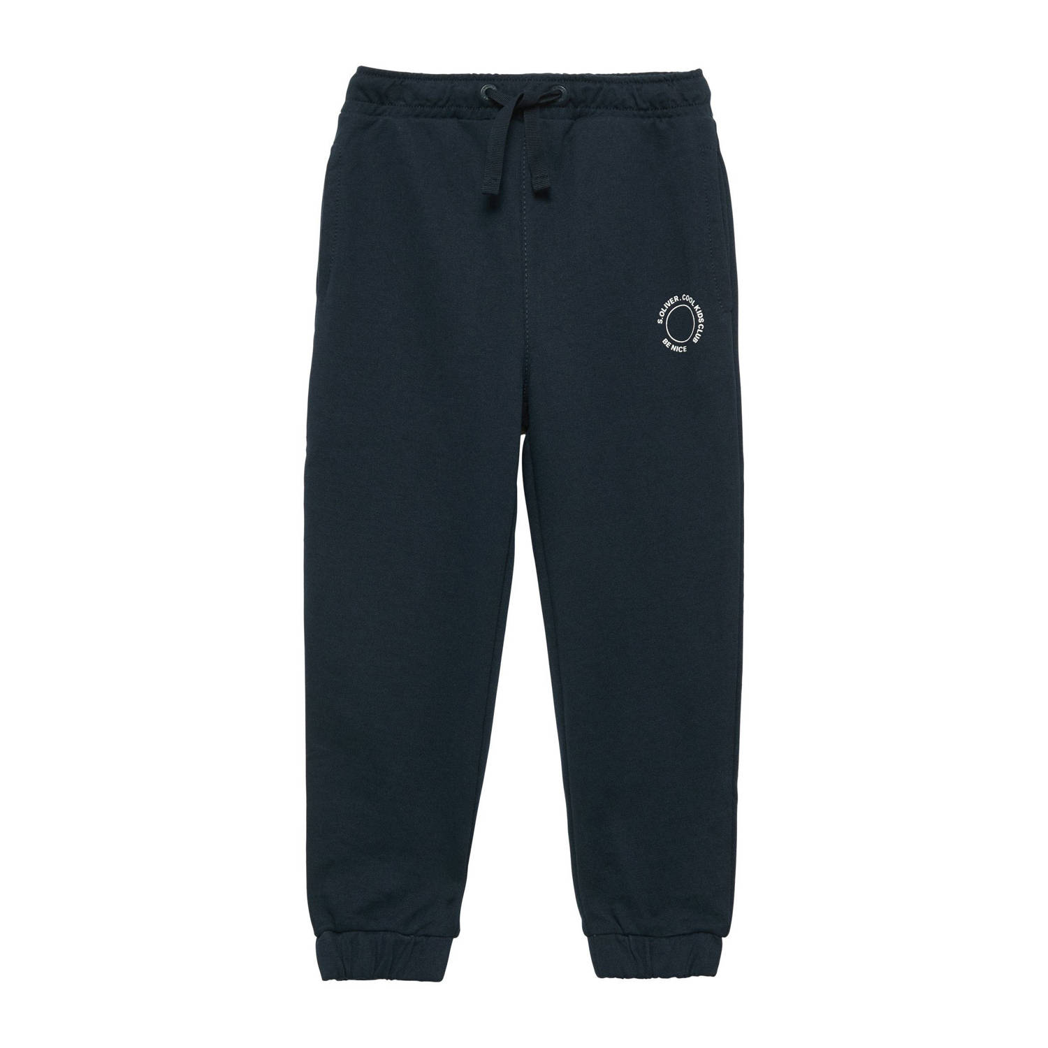 S.Oliver RED LABEL Joggingbroek van sweatstof met een klein printdetail