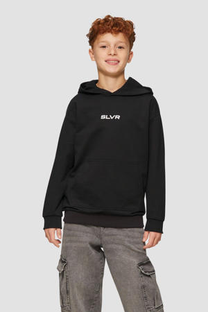 hoodie met tekst zwart