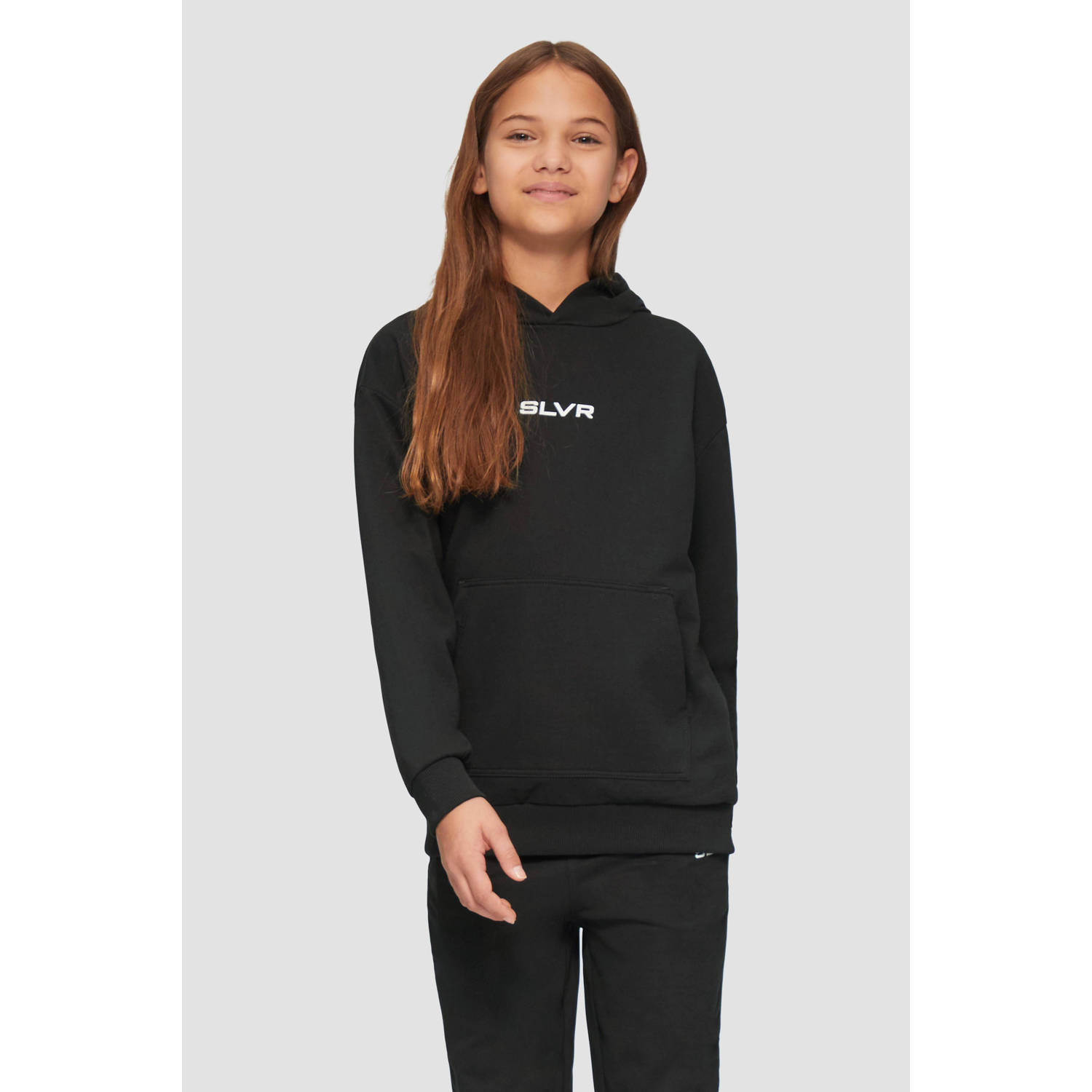 s.Oliver hoodie met tekst zwart