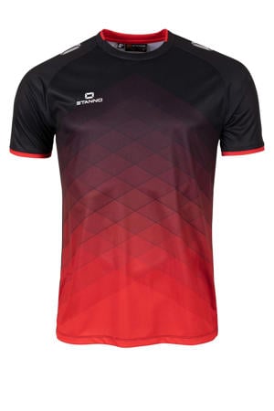 senior voetbalshirt Altius zwart/rood