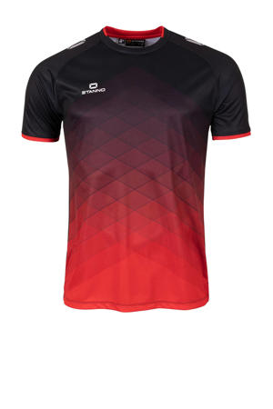senior voetbalshirt Altius zwart/rood
