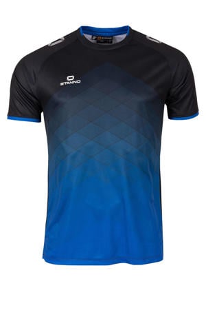 senior voetbalshirt Altius zwart/blauw