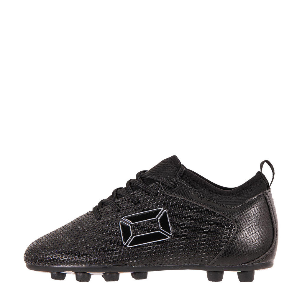 Zwarte jongens en meisjes Stanno Vulture FG JR II junior voetbalschoenen van imitatieleer